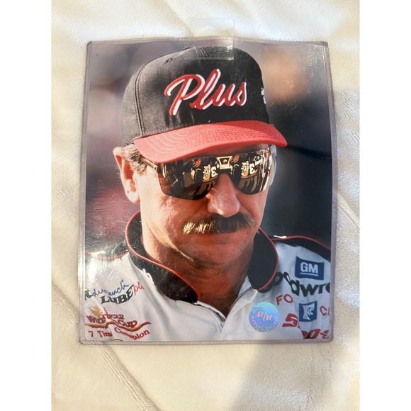 Dale Earnhardt Plus Ultra Motorsports Kodak Royal Paper Photo Print NASCAR - Picture 1 of 2